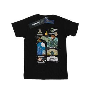 Fantastic Beasts Mens Chibi Newt T-Shirt / Black